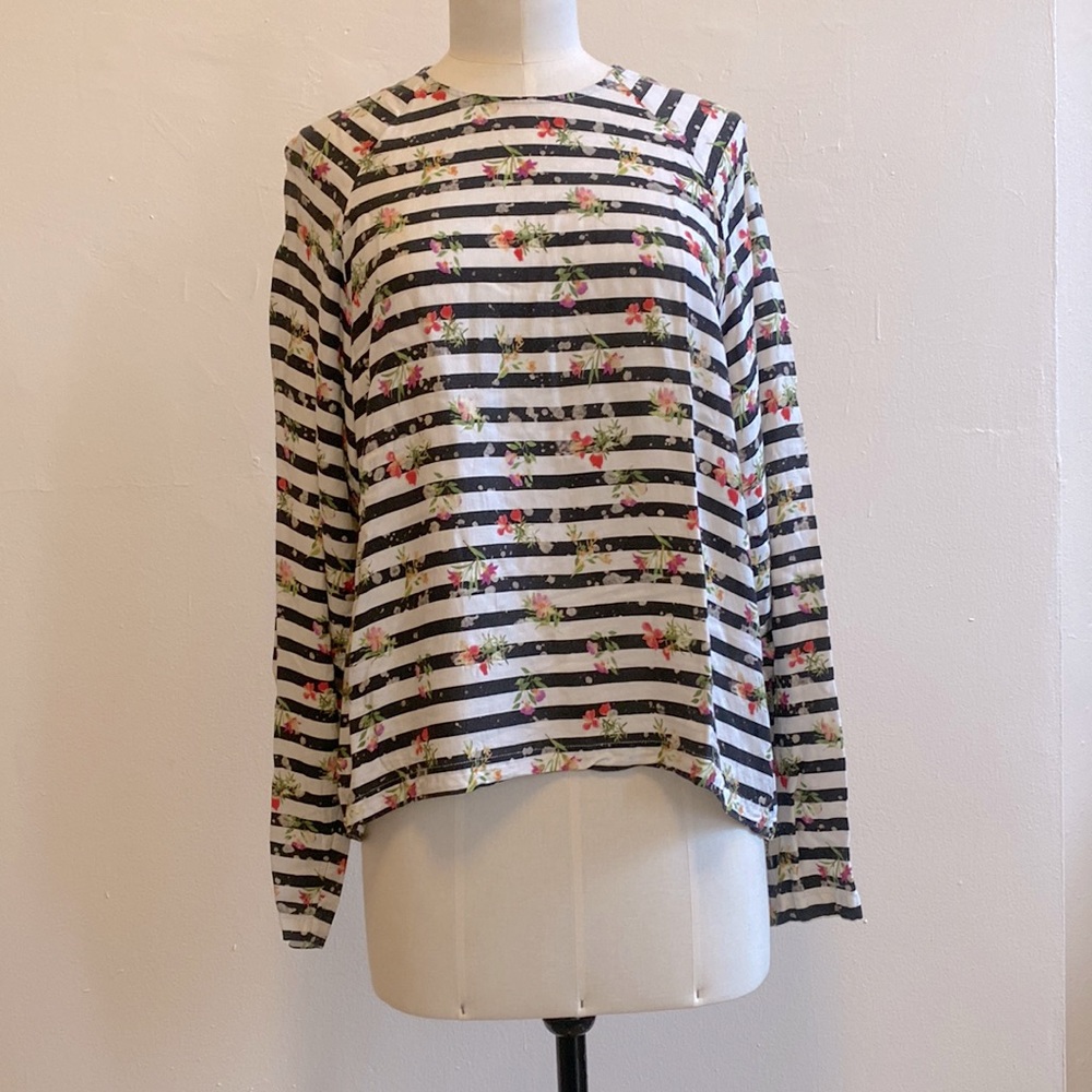 Roseanna Sailor tunic with flowers